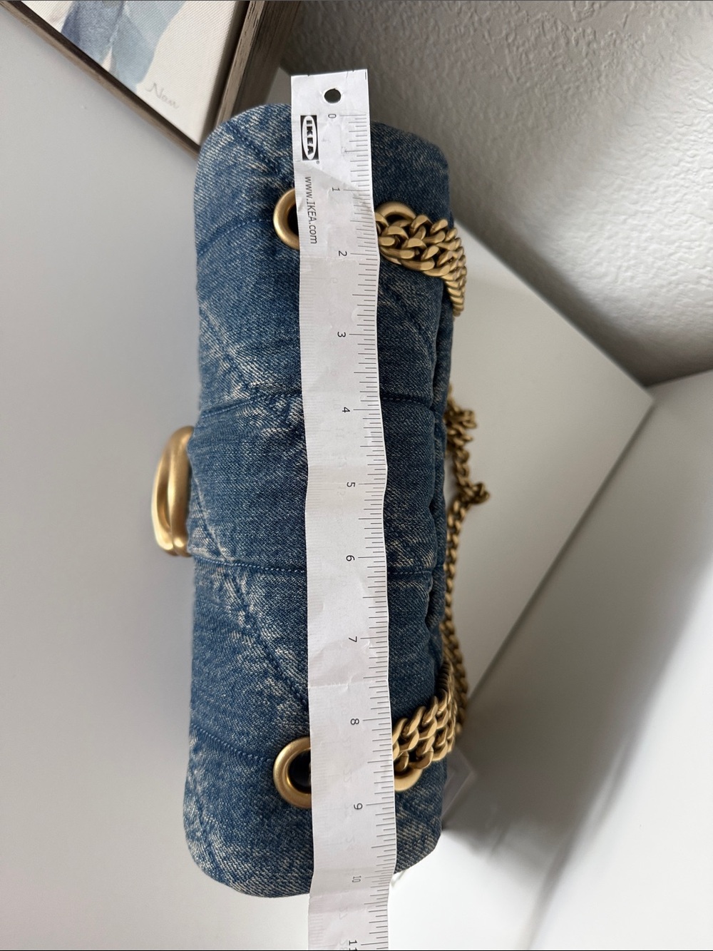 NWT 🌷Coach Tabby Quilted Denim Convertible Shoulder Bag 26 cm - Picture 8 of 14